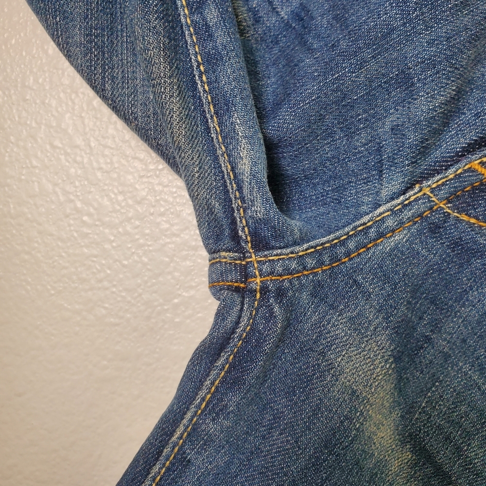 Ezra Fitch Y2K Low Rise Bootcut Jean Size 27 Medium Wash‎ Vintage Denim - Picture 4 of 13